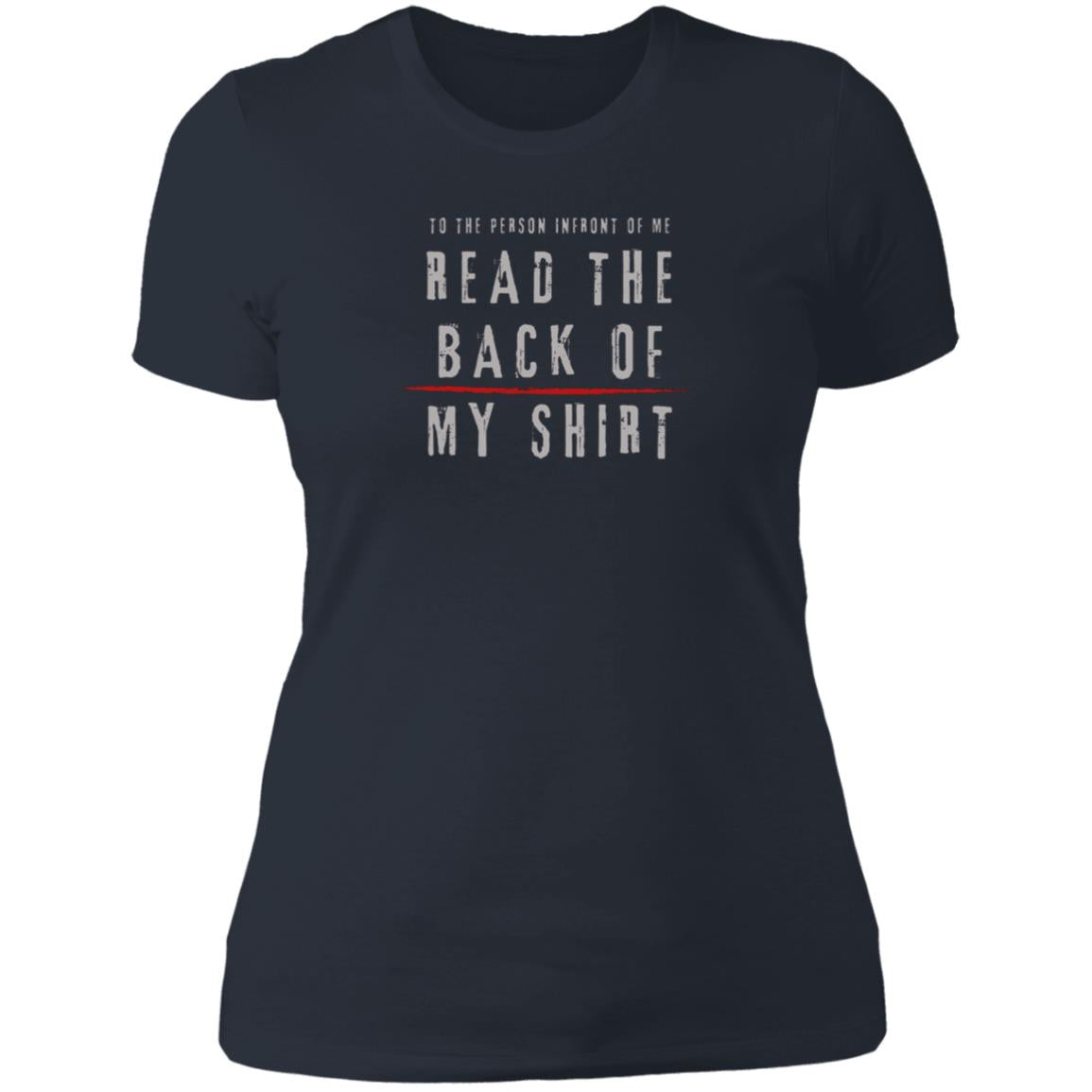 read_the_back read_the_back NL3900 Ladies' Boyfriend T-Shirt